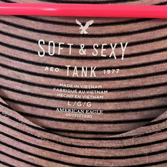 American Eagle Outfitters Striped Soft & Sexy Tank - Picture 2 of 5